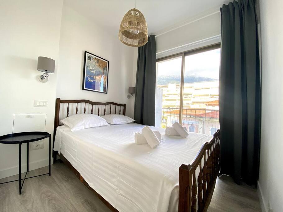 Le Garavan-Vue Mer-Plage-Clim-Terrasse Menton Exterior foto